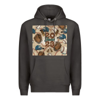 Smoke Baseball senior Premium Hoodie - NancyCooperArtShop