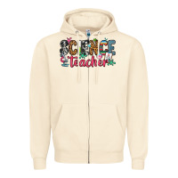 Sandshell science teacher Zipper Hoodie - Zillion Design Studio