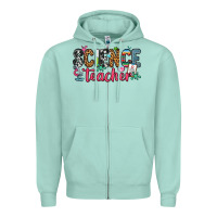 Seafoam science teacher Zipper Hoodie - Zillion Design Studio