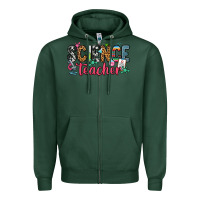 Sports Green science teacher Zipper Hoodie - Zillion Design Studio