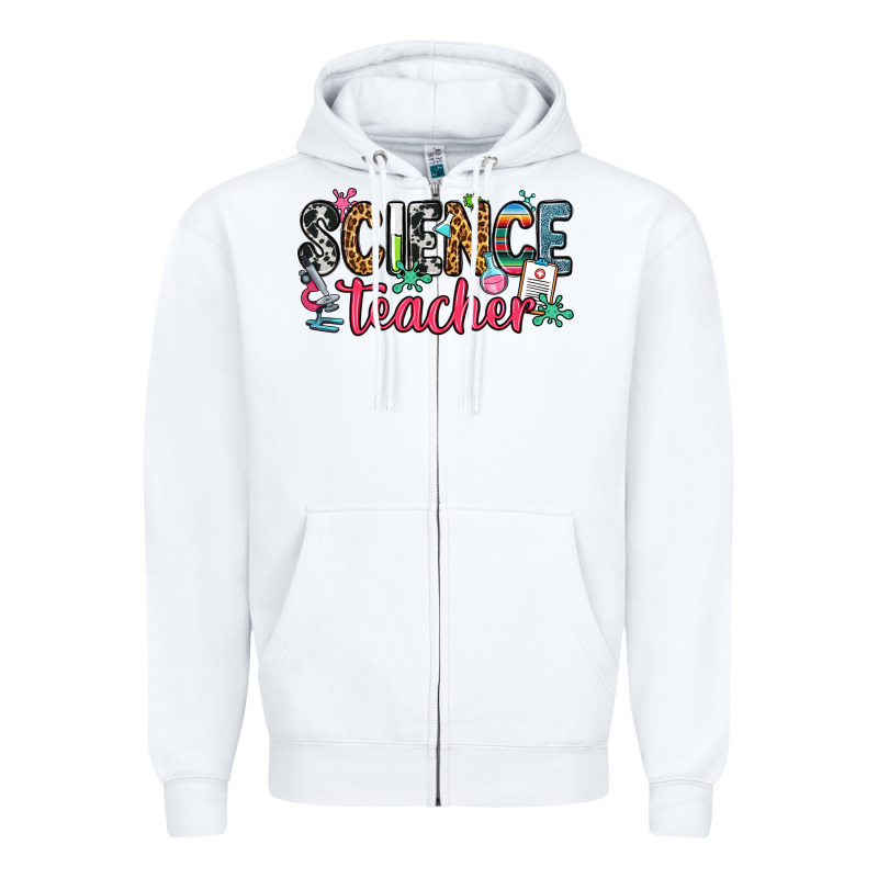 Science Teacher Zipper Hoodie by Zillion Design Studio | Teevron