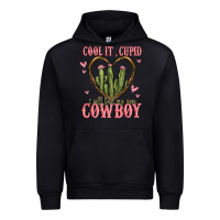 Black cool it cupid i will find my own cowboy Urban Hoodie - MaliasSmallBusiness