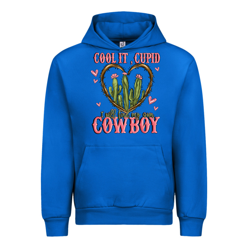 Cool It Cupid I Will Find My Own Cowboy Urban Hoodie by MaliasSmallBusiness | Teevron