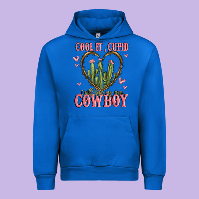 Cool It Cupid I Will Find My Own Cowboy Urban Hoodie Designed By Maliassmallbusiness