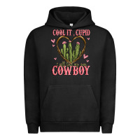 Pigment Black cool it cupid i will find my own cowboy Urban Hoodie - MaliasSmallBusiness
