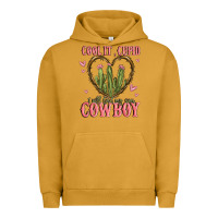 Pigment Peanut Butter cool it cupid i will find my own cowboy Urban Hoodie - MaliasSmallBusiness