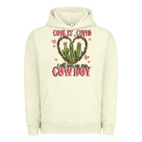 Pigment Pistachio cool it cupid i will find my own cowboy Urban Hoodie - MaliasSmallBusiness