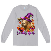 Moon Dust Spooky Goat Long Sleeve Tee - RanaPortraitStore