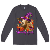 Smoke Spooky Goat Long Sleeve Tee - RanaPortraitStore