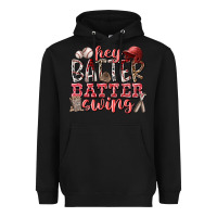 Black hey batter batter swing Heavyweight Hoodie - RacoonDesign