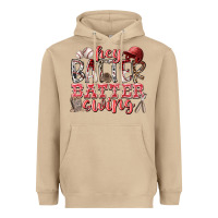 Mushroom hey batter batter swing Heavyweight Hoodie - RacoonDesign