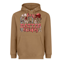 Toasted Coconut hey batter batter swing Heavyweight Hoodie - RacoonDesign