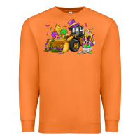 Carrot mardi gras gnome bulldozer Premium Sweatshirt - JahusDesignShop