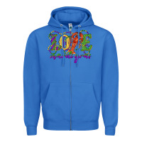 True Royal love with crawfish mardi gras Zipper Hoodie - RanaPortraitStore