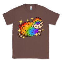 Chestnut rainbow sheep with star Classic Tee - texasbilliewilder