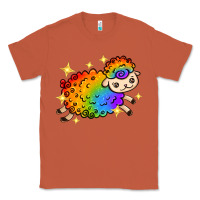 Copper rainbow sheep with star Classic Tee - texasbilliewilder