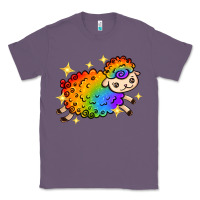 Lavender rainbow sheep with star Classic Tee - texasbilliewilder