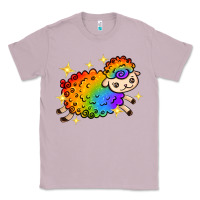 Lilac rainbow sheep with star Classic Tee - texasbilliewilder