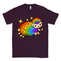 Plum rainbow sheep with star Classic Tee - texasbilliewilder