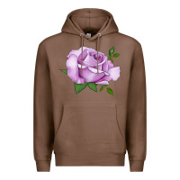Chestnut life's little pleasures rose Premium Hoodie - LillyAllenDesigns