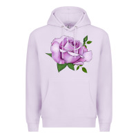 Lilac life's little pleasures rose Premium Hoodie - LillyAllenDesigns