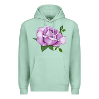 Seafoam life's little pleasures rose Premium Hoodie - LillyAllenDesigns