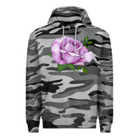 Slate Camo life's little pleasures rose Premium Hoodie - LillyAllenDesigns