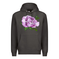 Smoke life's little pleasures rose Premium Hoodie - LillyAllenDesigns