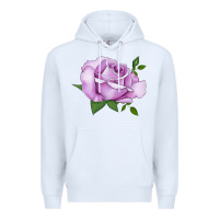White life's little pleasures rose Premium Hoodie - LillyAllenDesigns