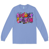 Colony Blue Spooky season Halloween Long Sleeve Tee - RanaPortraitStore