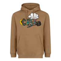 Toasted Coconut chef Heavyweight Hoodie - CowhideDigitalArt