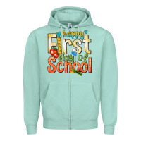 Seafoam happy first day of school Zipper Hoodie - texasbilliewilder