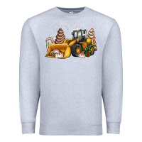 Heather Grey little debbie tree cakes bulldozer Premium Sweatshirt - JahusDesignShop