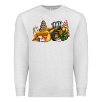 Oatmeal Heather little debbie tree cakes bulldozer Premium Sweatshirt - JahusDesignShop