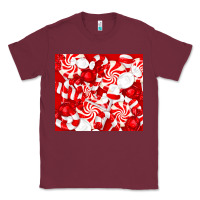 Burgundy christmas candies Classic Tee - RanaPortraitStore