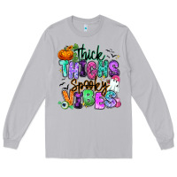 Moon Dust Thick thighs spooky vibes Long Sleeve Tee - RanaPortraitStore