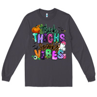 Smoke Thick thighs spooky vibes Long Sleeve Tee - RanaPortraitStore