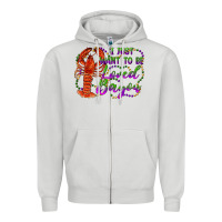 Dove Grey i just want to be loved bayou Zipper Hoodie - RanaPortraitStore