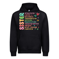 Black sister beautiful loyal reliable Urban Hoodie - MaliasSmallBusiness