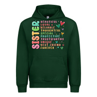 Forest Green sister beautiful loyal reliable Urban Hoodie - MaliasSmallBusiness
