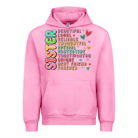 Fuchsia Pink sister beautiful loyal reliable Urban Hoodie - MaliasSmallBusiness