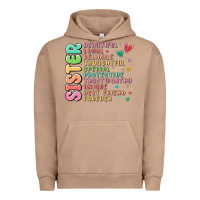 Pigment Burro sister beautiful loyal reliable Urban Hoodie - MaliasSmallBusiness
