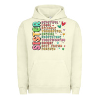 Pigment Pistachio sister beautiful loyal reliable Urban Hoodie - MaliasSmallBusiness