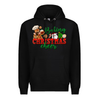 Black Baking Christmas cheer Premium Hoodie - NancyCooperArtShop