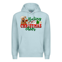 Blue Mist Baking Christmas cheer Premium Hoodie - NancyCooperArtShop