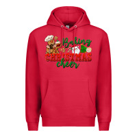 Cardinal Baking Christmas cheer Premium Hoodie - NancyCooperArtShop