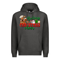 Charcoal Heather Baking Christmas cheer Premium Hoodie - NancyCooperArtShop