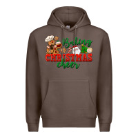 Coffee Baking Christmas cheer Premium Hoodie - NancyCooperArtShop