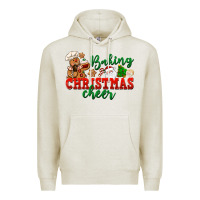 Oatmeal Heather Baking Christmas cheer Premium Hoodie - NancyCooperArtShop