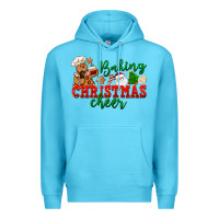Ocean Blue Baking Christmas cheer Premium Hoodie - NancyCooperArtShop